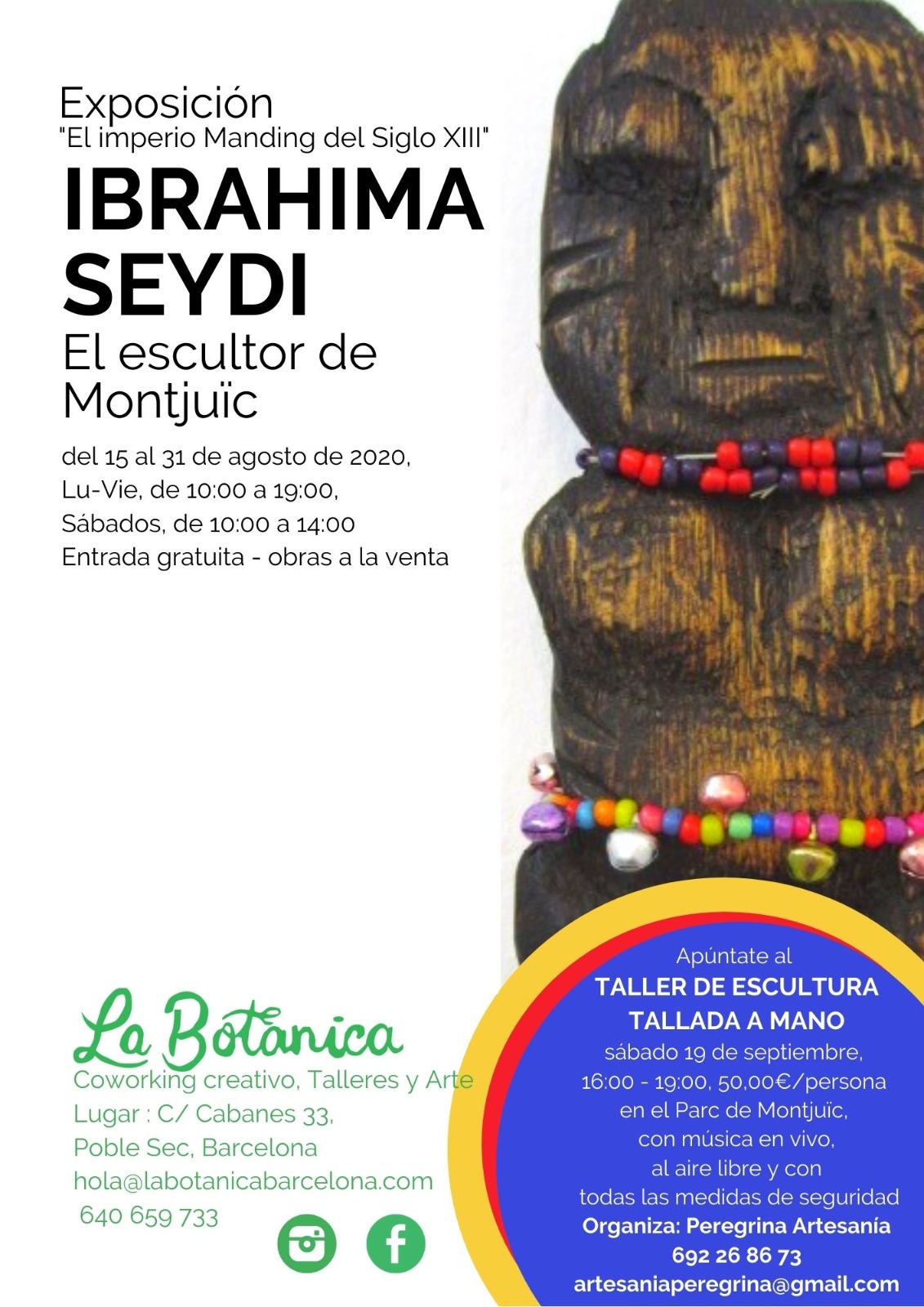 Exposición Escultor Senegalés Ibrahima Seydi